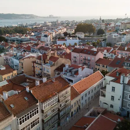 Apartment Premium Flat At Ajuda/belem With Balcony, Parking! *