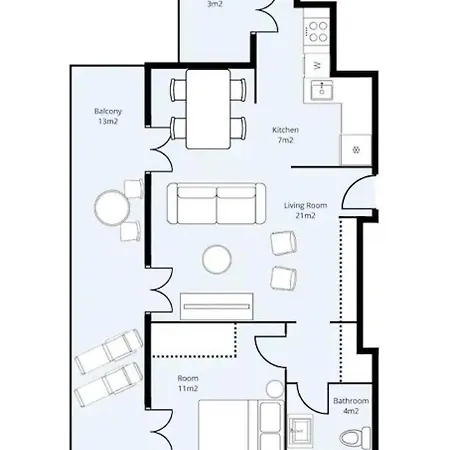 Premium Flat At Ajuda/belem With Balcony, Parking! Apartmán *